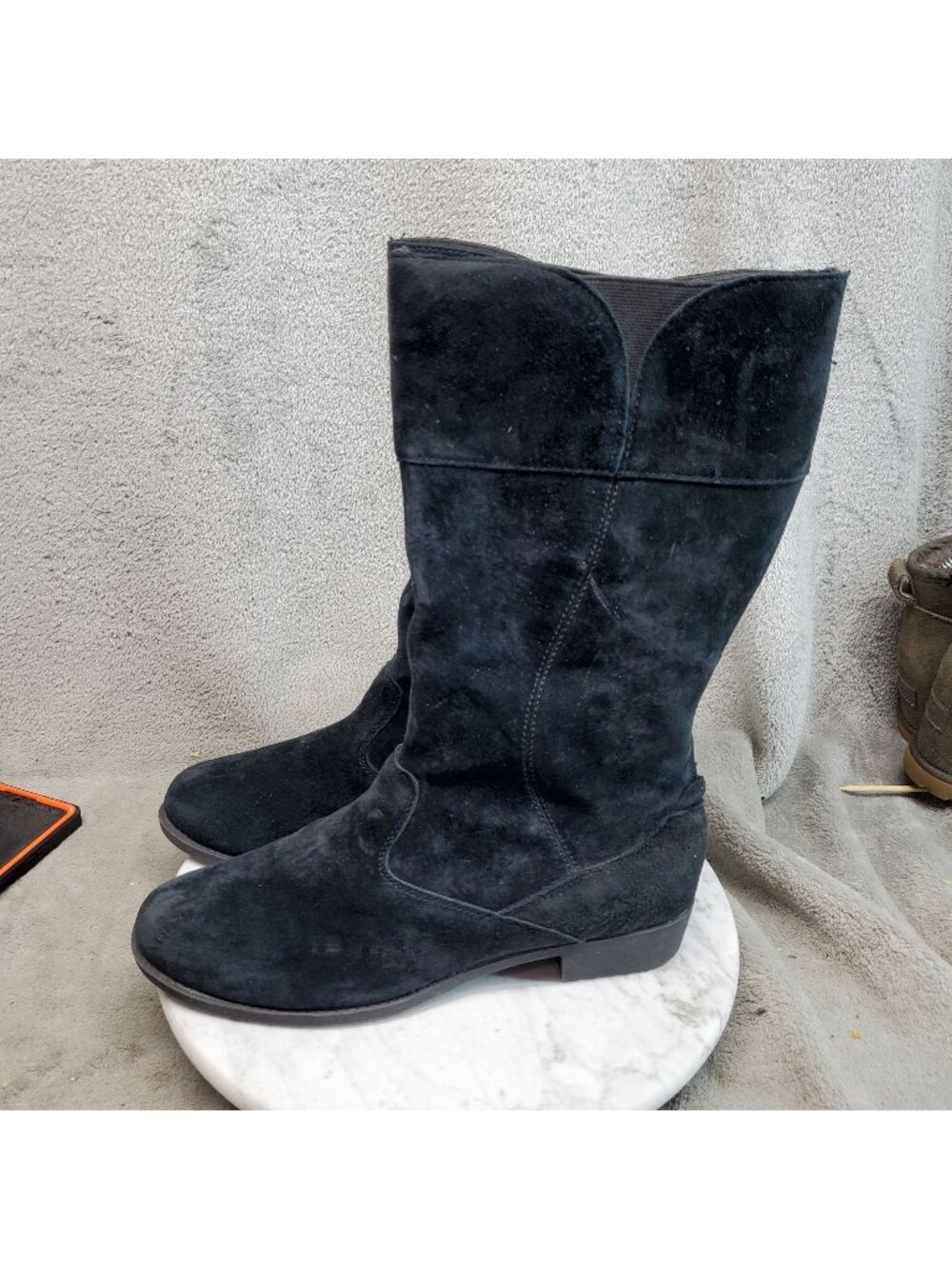 Propet Shoes Womens Size 10 Black Suede Boots *Read*